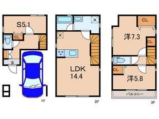 Kolet宮崎台の物件間取画像